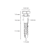 Infinty Maxillary Impalnt L 8.6 mm - Piece