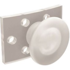 Clear Buttons Rectangular - PK/10